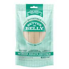 Better Belly Fresh Breath Dental Roll Large for large dogs helps large dogs enjoy minty chew time
