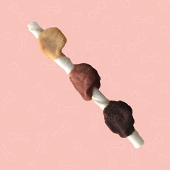 Better Belly Kabobs chicken flavor close-up highlighting real chicken protein.
