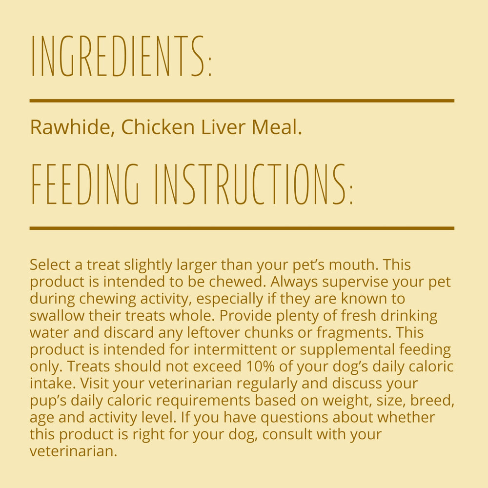 Better Belly Originals chicken liver small rolls 20-count package ready for rewarding treats.