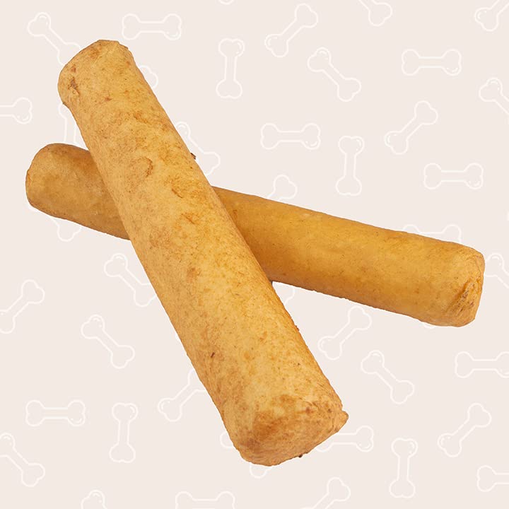 Better Belly Rawhide Large Roll Chews roll shape clearly visible, ideal for long-lasting chew sessions.