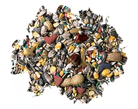 Better Bird ingredients snapshot highlights corn, seeds, and grains for varied diet.