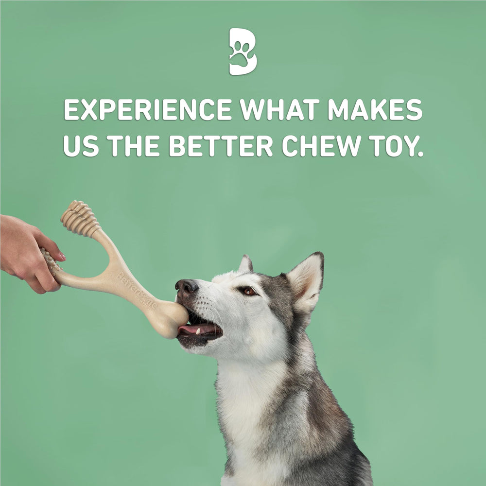 BetterBone ergonomic grip design supports comfortable chewing sessions for dogs.
