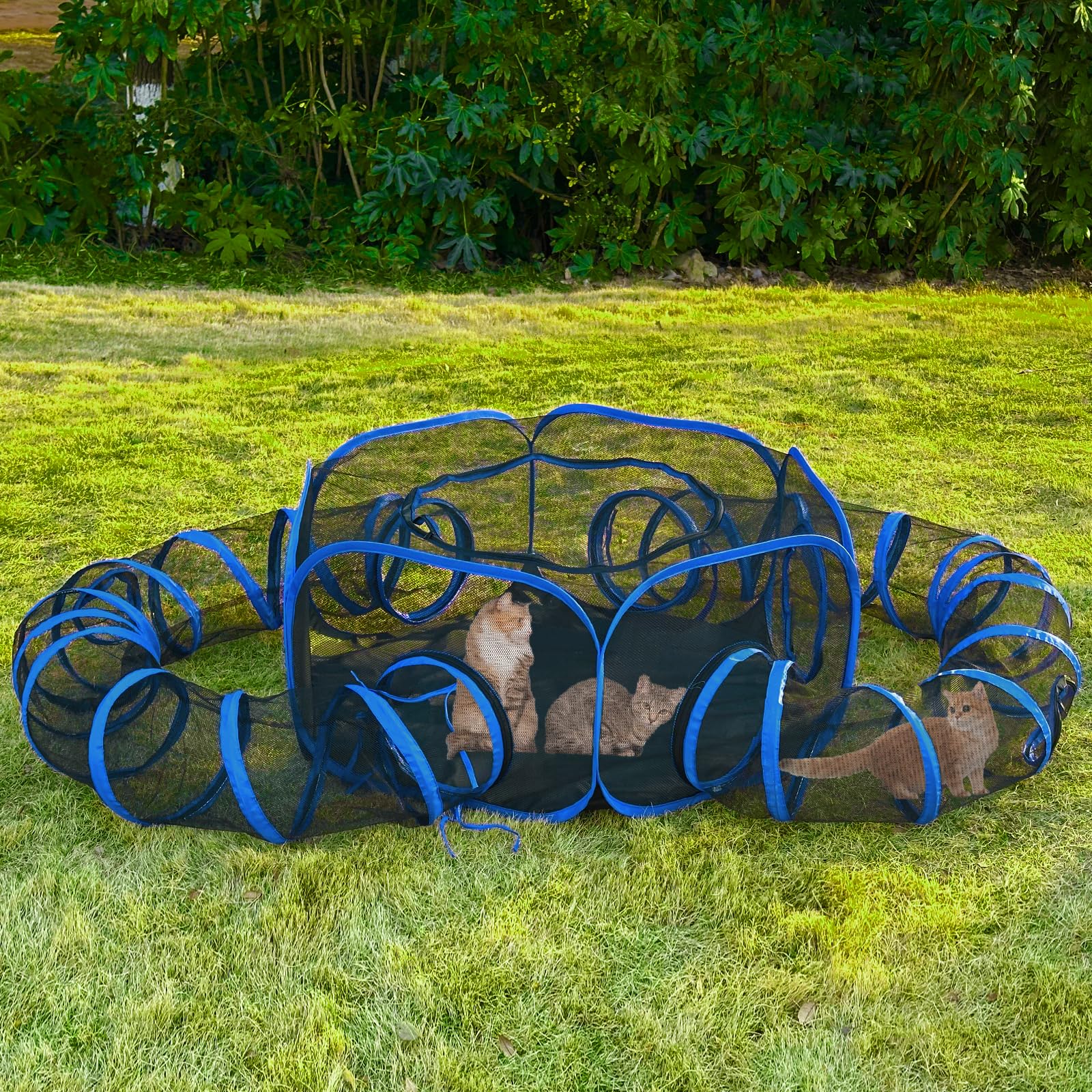 BETYMAN hexagon play area with secure panels and 14 sq ft of space.