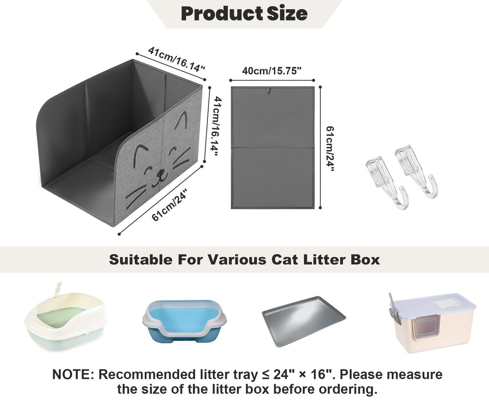 Beveetio included hooks for convenient scoop hanging.