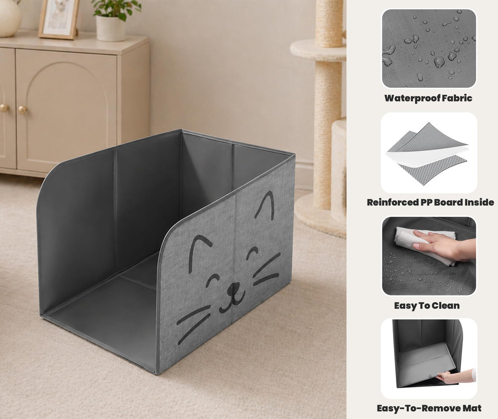 Beveetio waterproof Oxford cloth construction is easy to wipe.