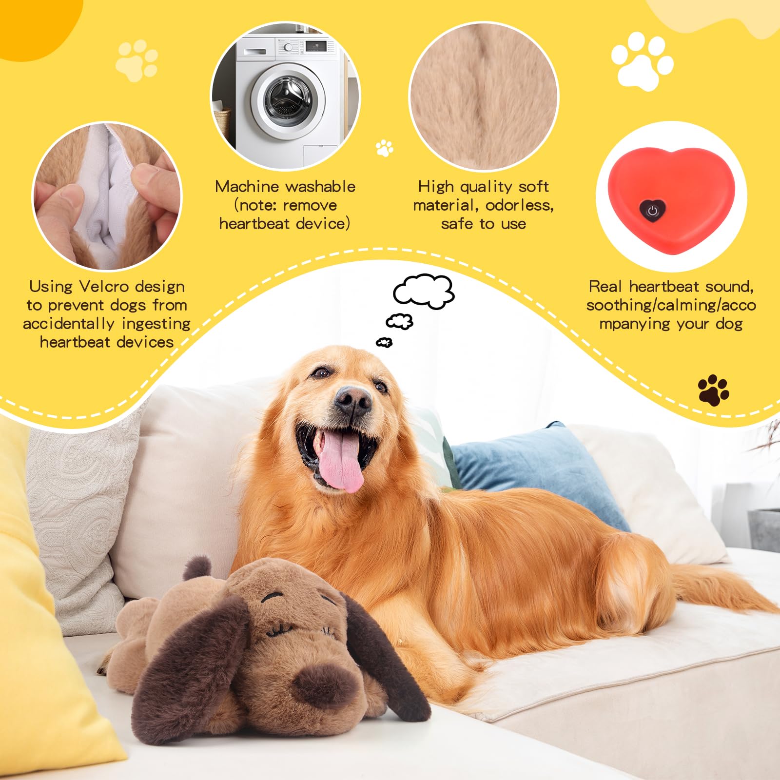 BeverlyShark heartbeat toy includes a battery compartment for up to eight hours