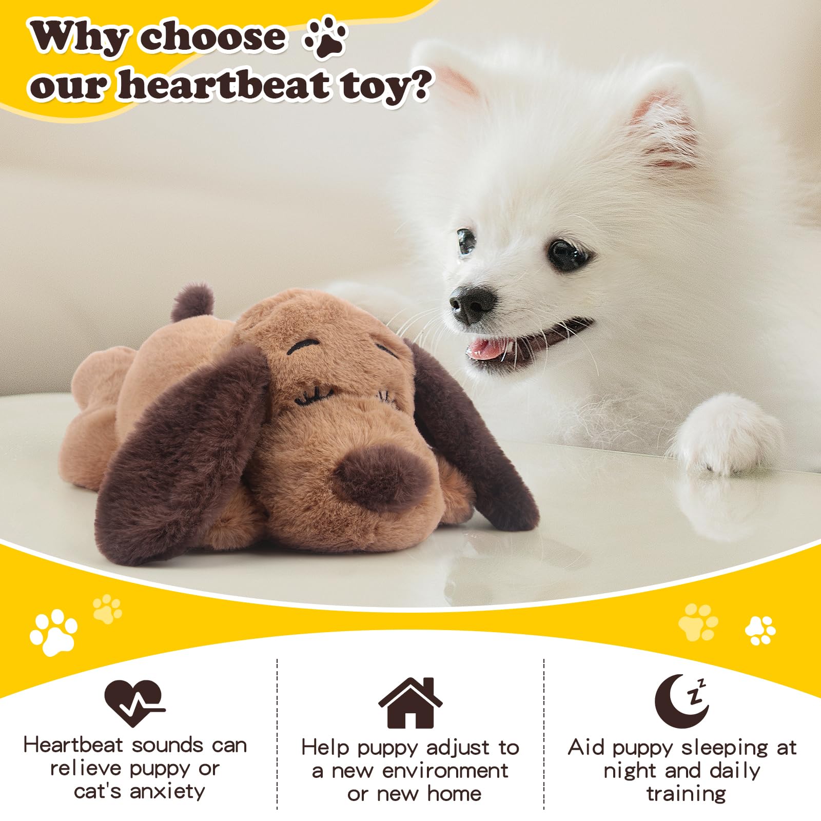 BeverlyShark sleep aid helps dogs rest better with comforting companionship