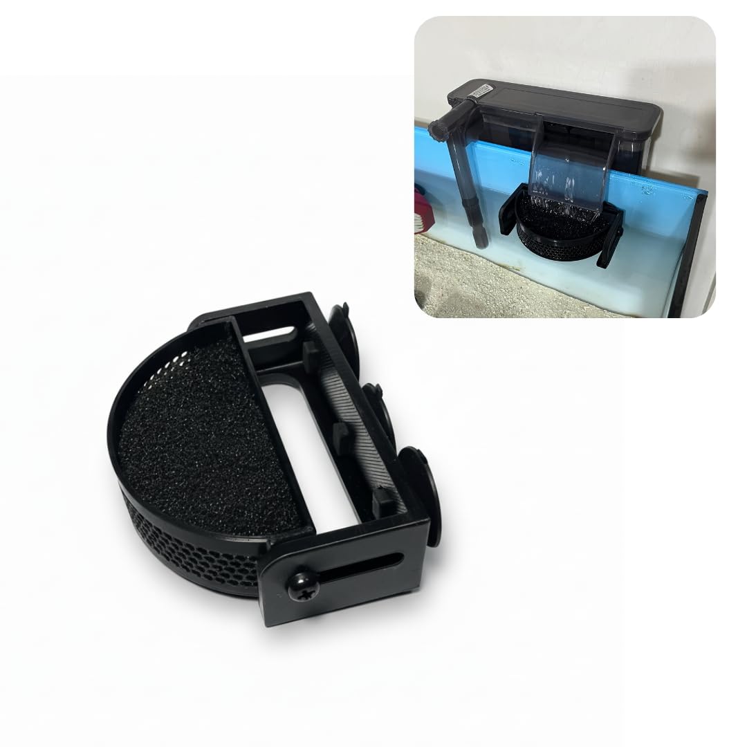 BEVINKATE aquarium filter baffle with suction cups reduces turbulence for calm swimming.