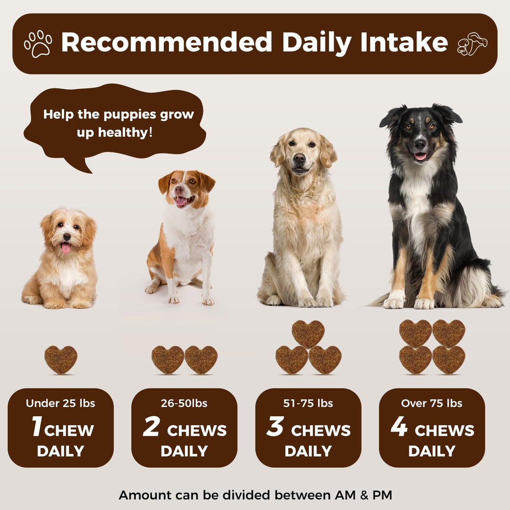 BevinMugford Turkey Tail for Dogs 170 chews per bottle for long-lasting value.