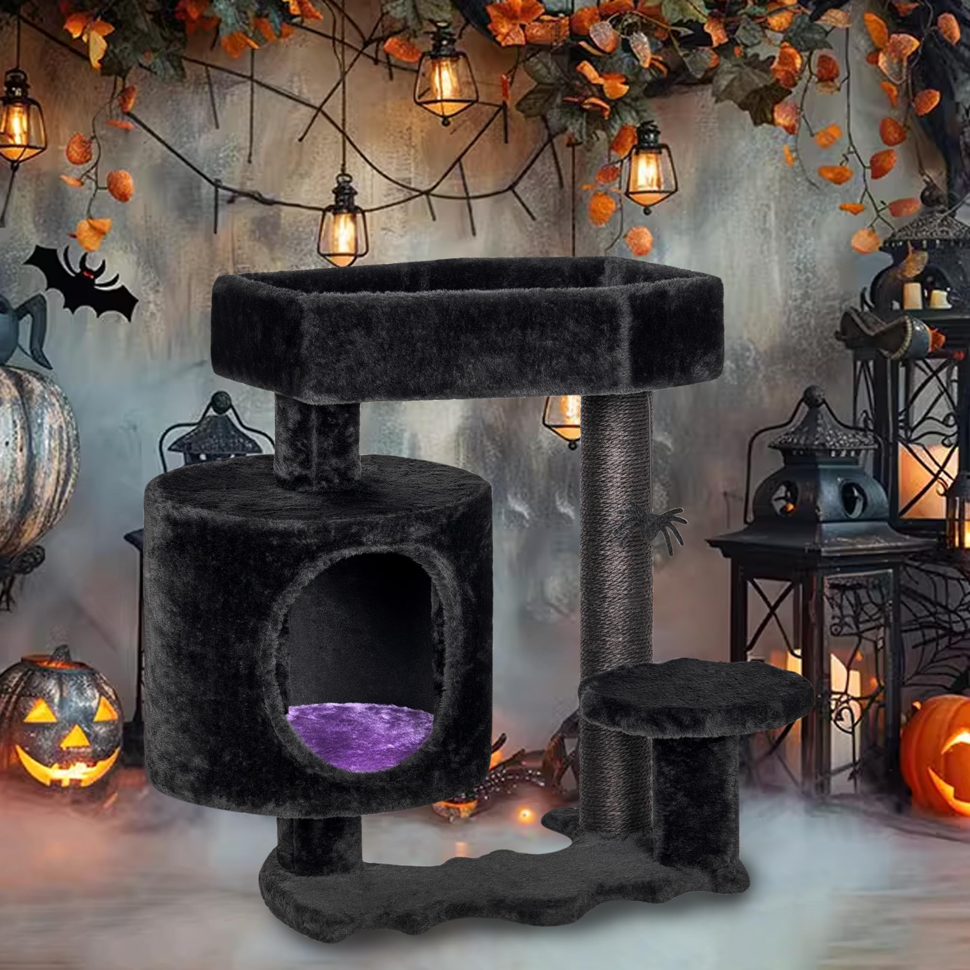 BEWISHOME Cat Tree easy installation with included tools