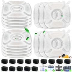 Beyolike cat fountain filter pack front view for quick replacement.