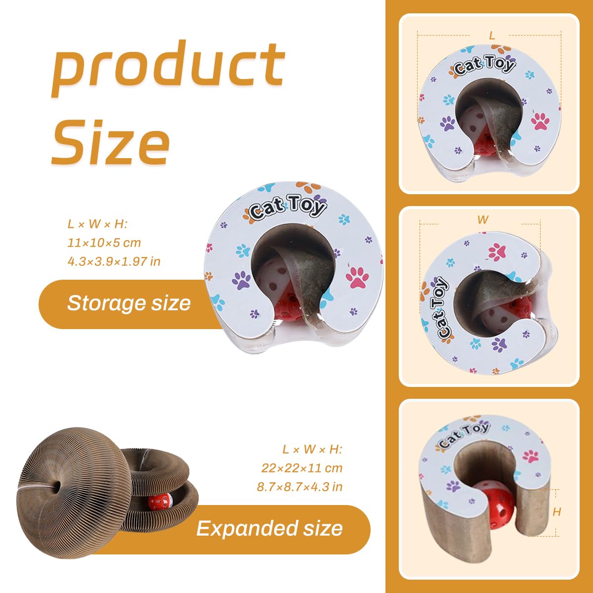 Bfbawm Kitty Curls magnetic toy engages cats in motion.