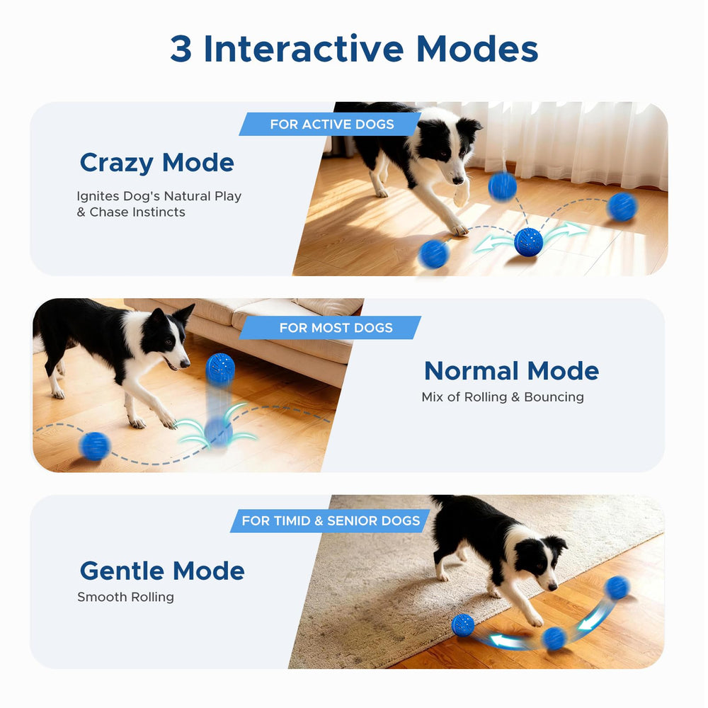 BFFWOW interactive ball offering three modes for varied energy