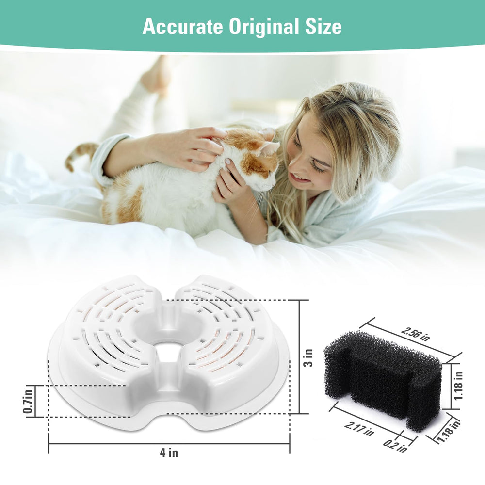 BFLICROY replacement filters extend fountain life with routine maintenance.