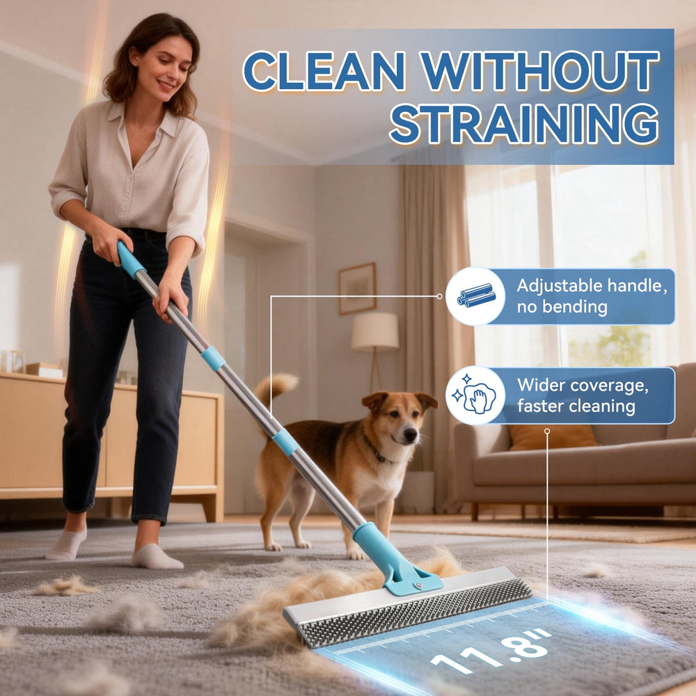 BFNN Adjustable 3-pole handle reaches under beds and sofas