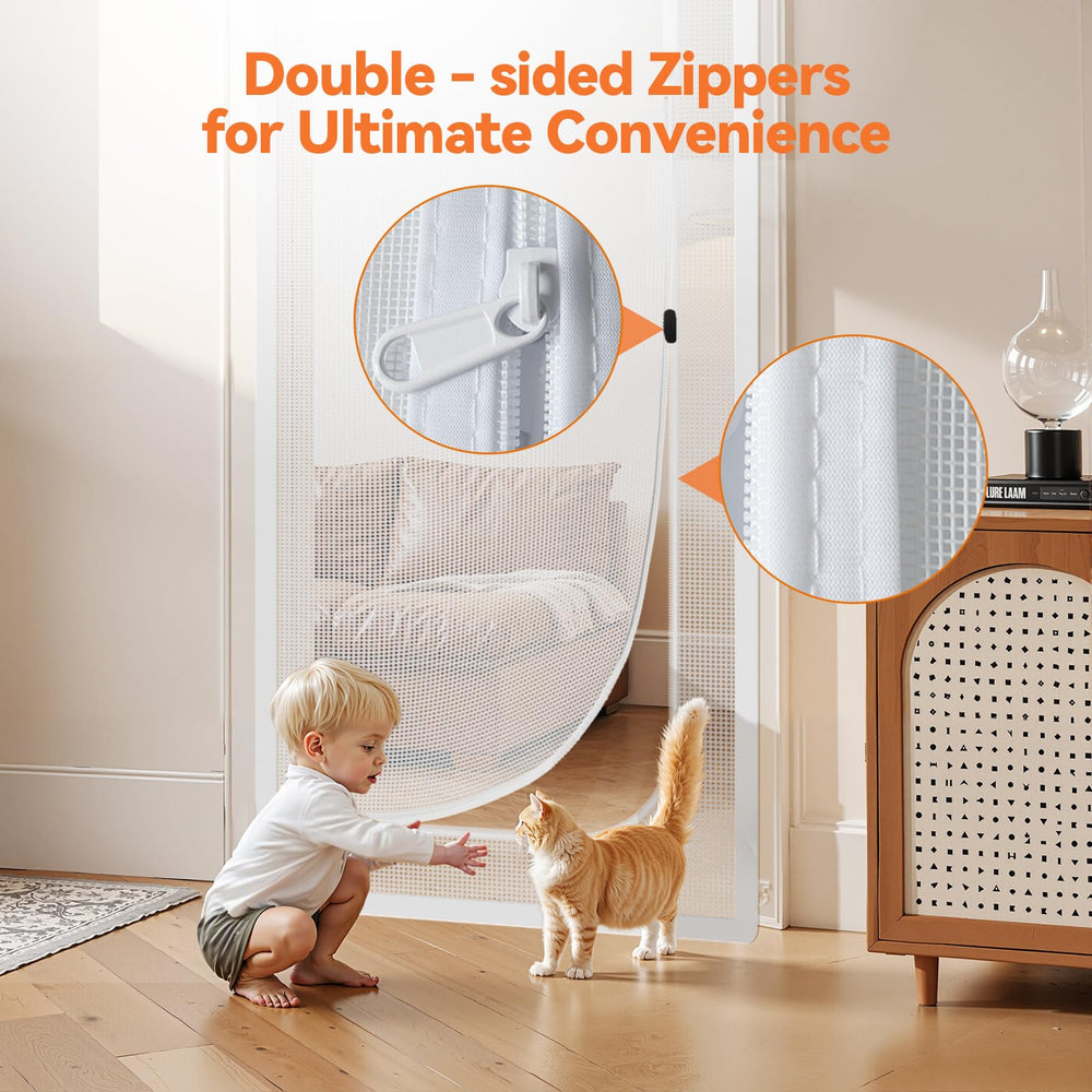 BFNN Cat Screen Door measurement guide for proper fit.