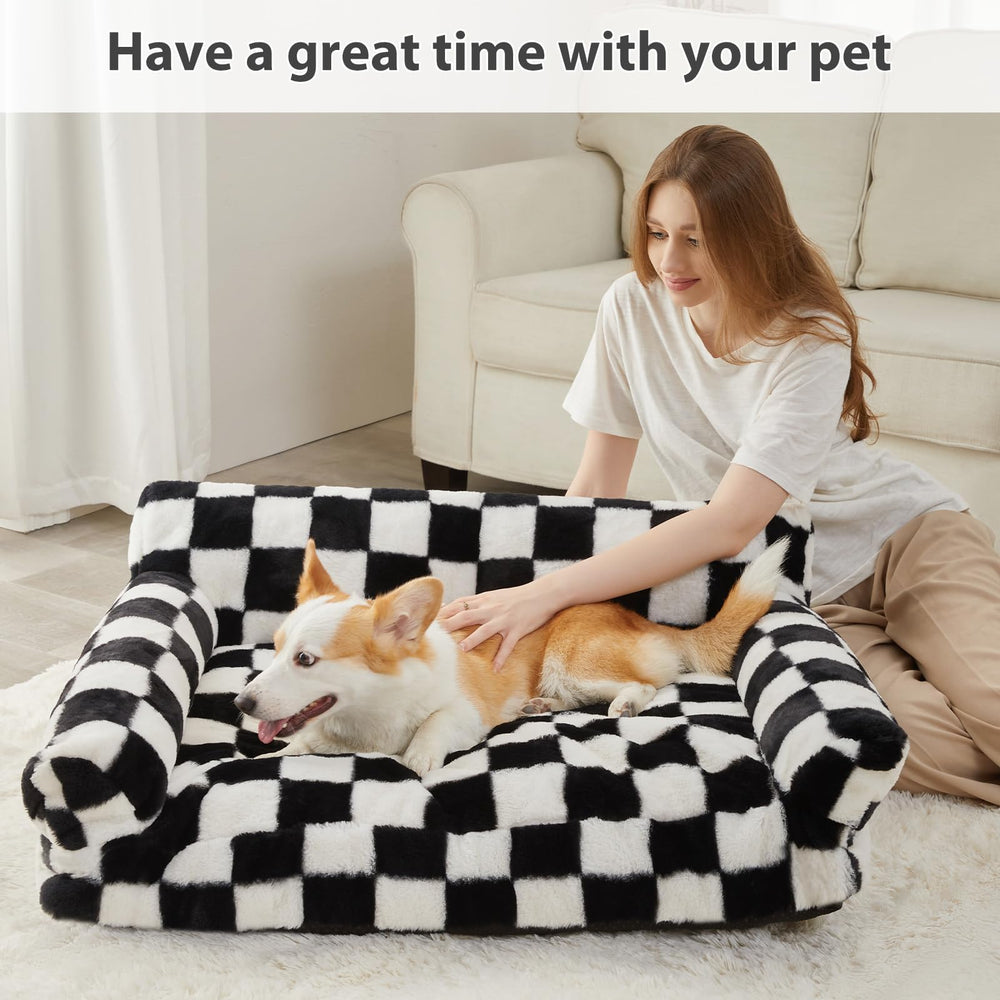 BFPETHOME cat couch bed expands to 26x19x13 inches for small pets