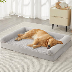 BFPETHOME orthopedic dog bed with foam cushion supports joints and muscles.