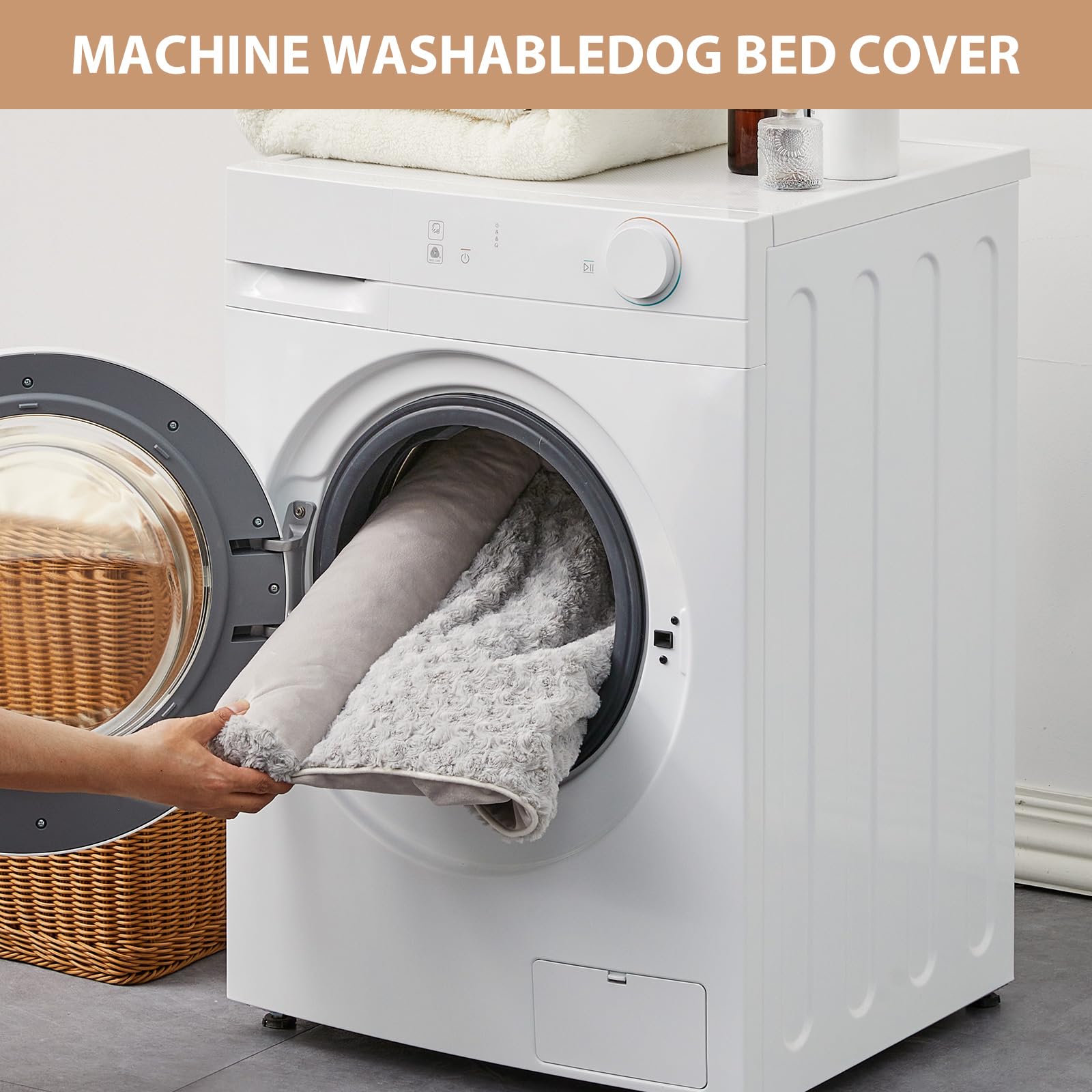 BFPETHOME three-side zippers enable quick cover removal.