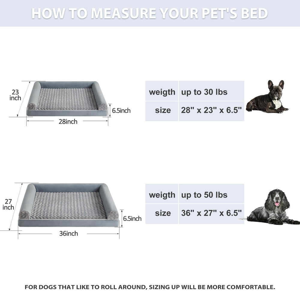 BFPETHOME bed showing three-sided bolsters for neck support