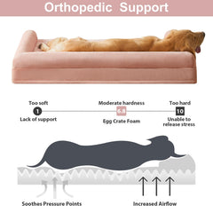 BFPETHOME U-shaped bolster provides neck and head support.