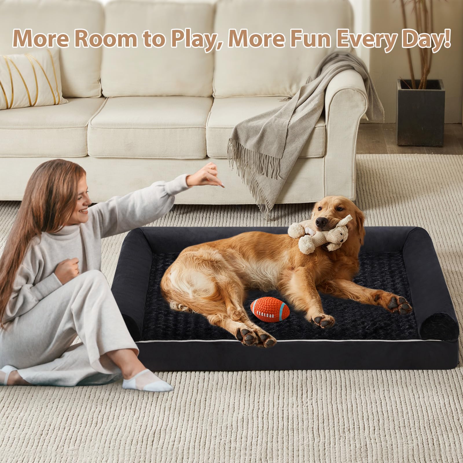 BFPETHOME U-shaped design with bolstered sides for neck and head support