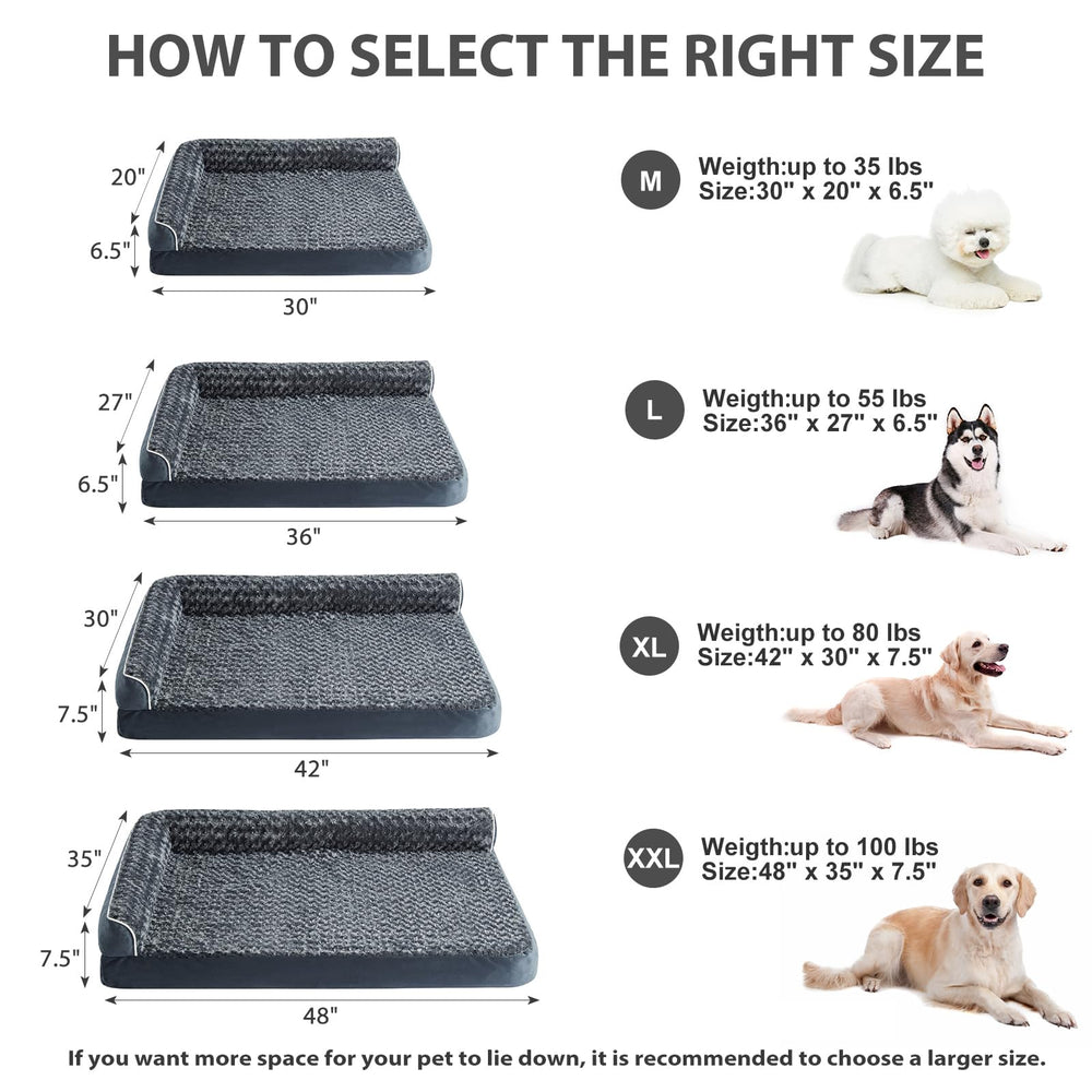 BFPETHOME L-shaped design supports head and neck with room to stretch.