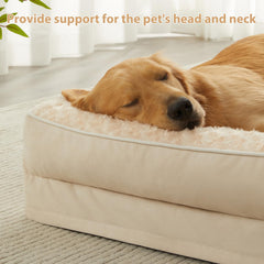 BFPETHOME large dog bed foam support for bigger breeds at rest
