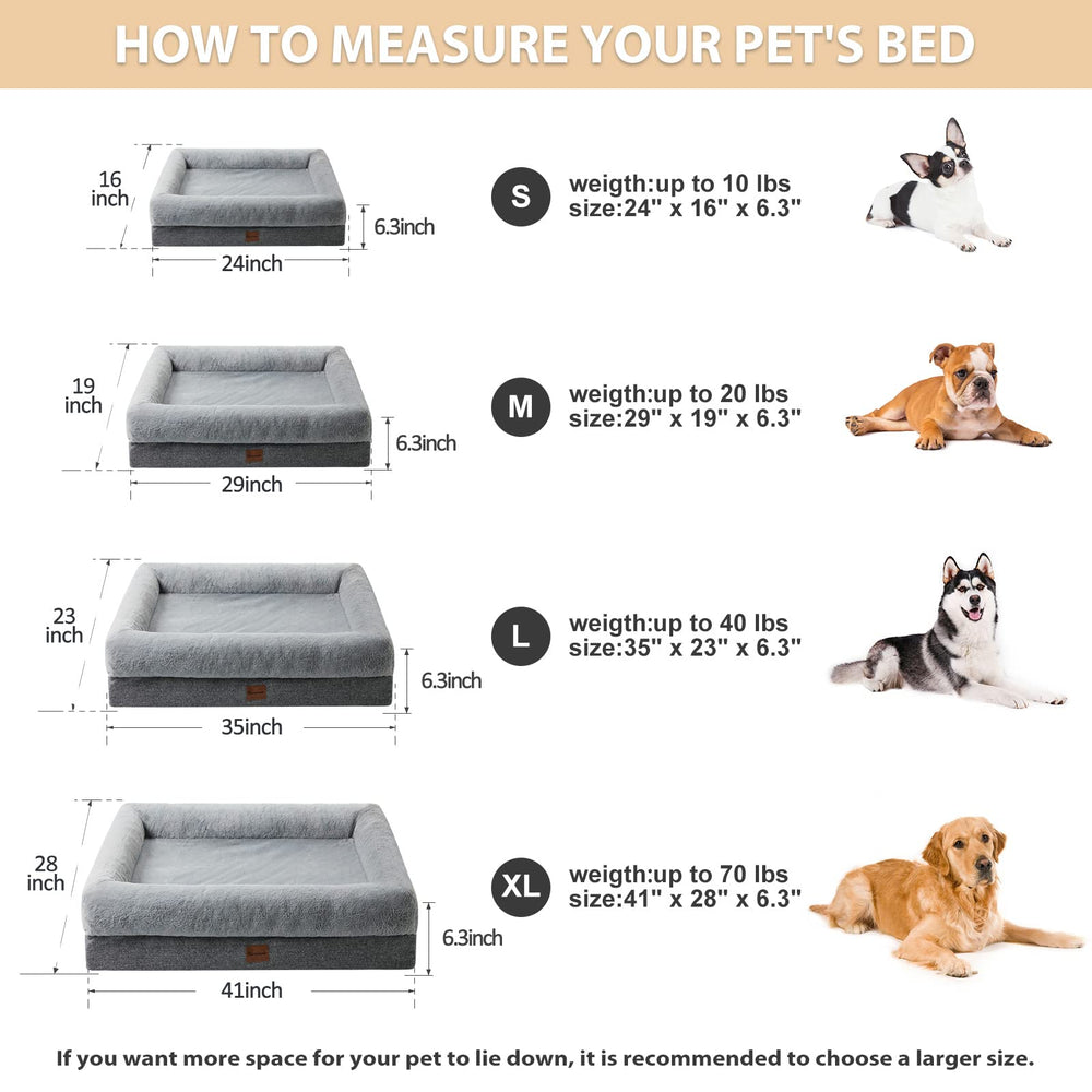 BFPETHOME non-slip base keeps the bed in place during play