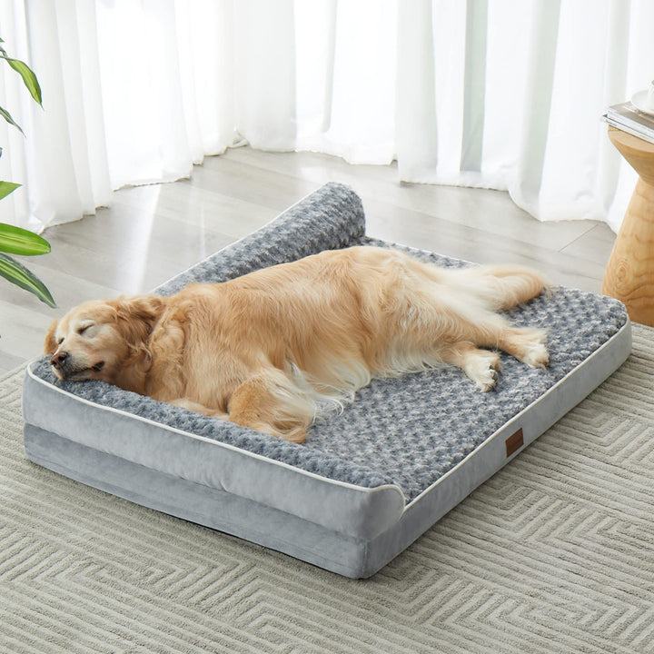 BFPETHOME orthopedic dog bed close-up showing egg foam for joint support.
