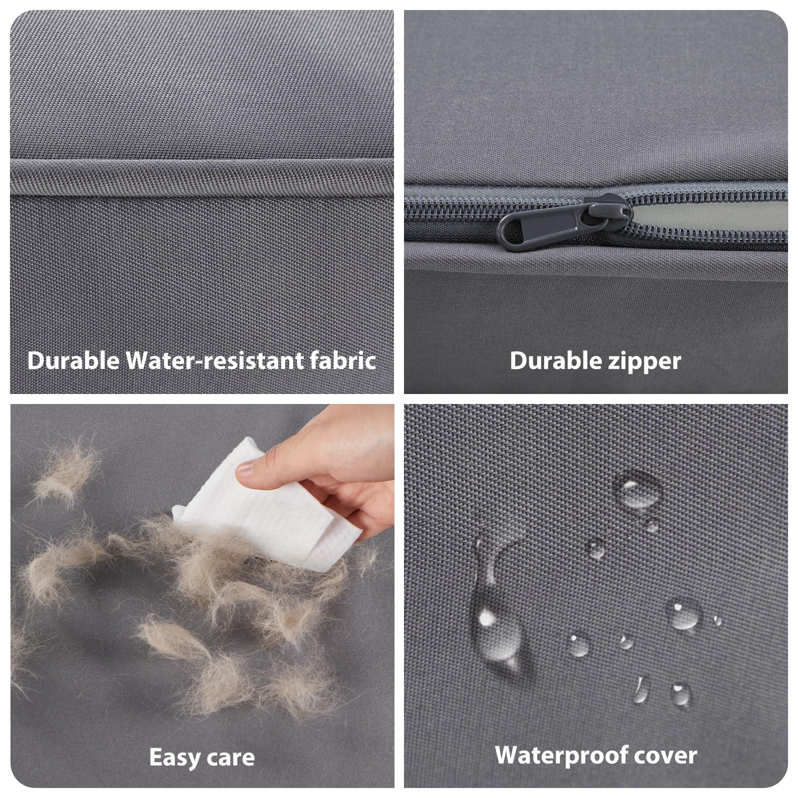 BFPETHOME outdoor bed designed for quick wipe-down cleanup.