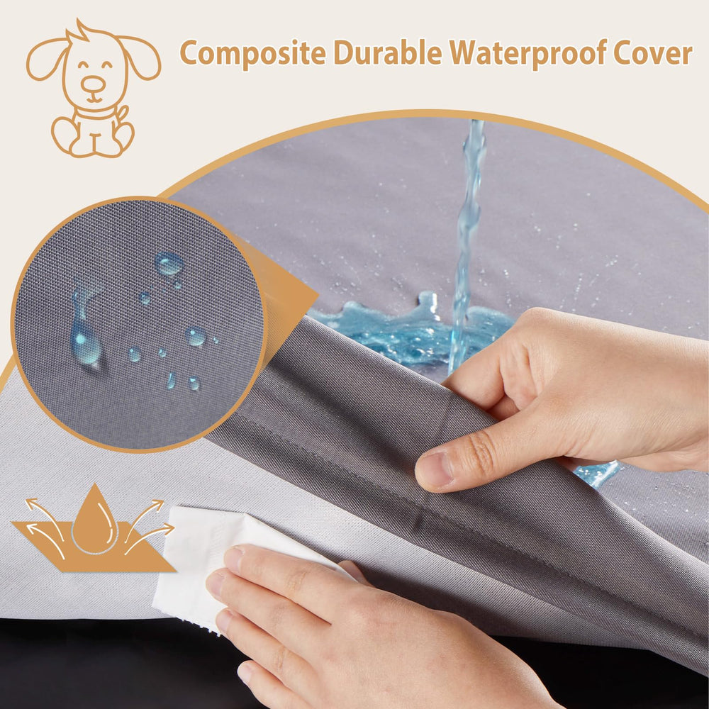 BFPETHOME bed with removable washable cover for easy cleaning.