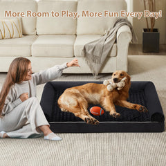 BFPETHOME U-shaped design close-up shows secure lounging.