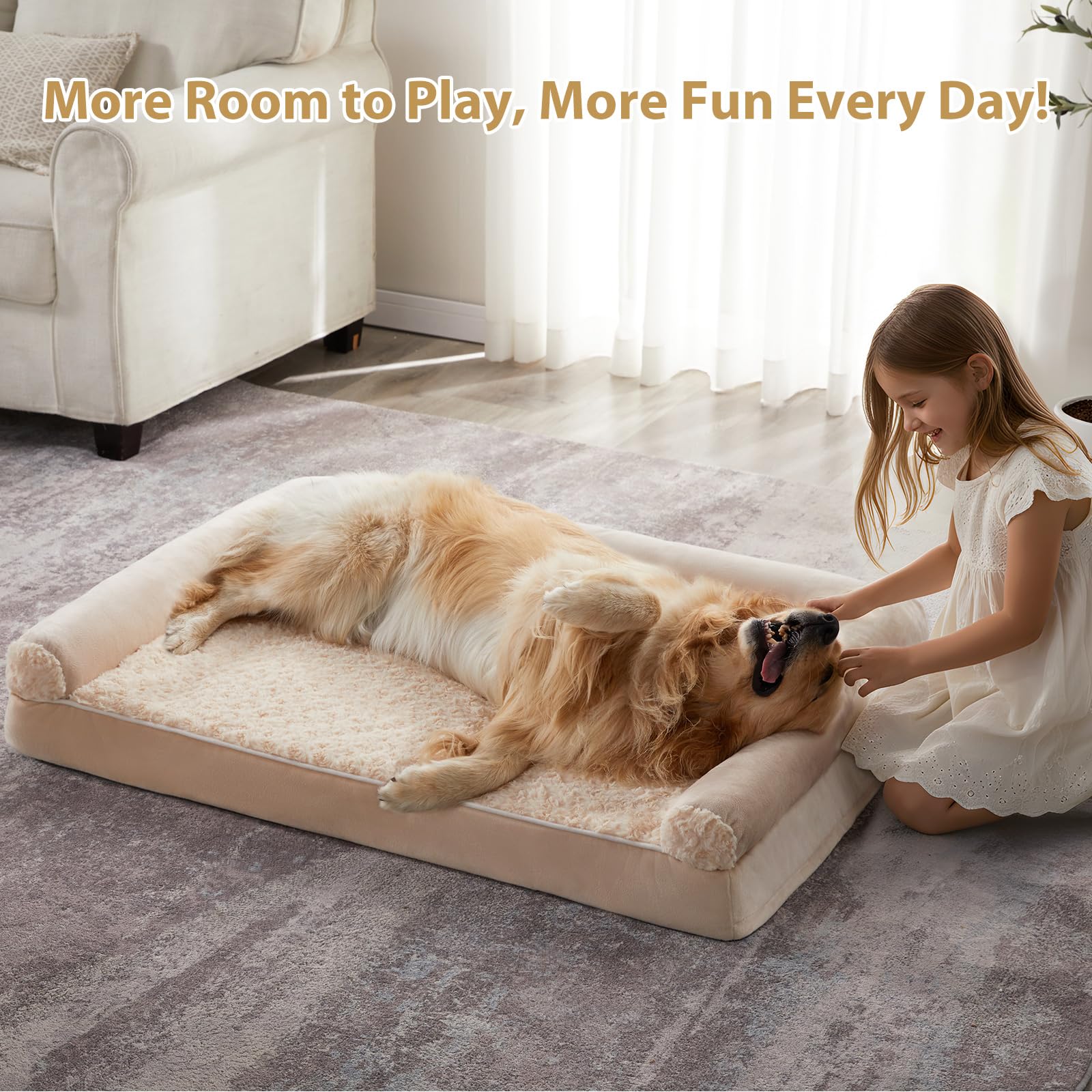 BFPETHOME u-shaped design with bolstered sides supports neck and head.