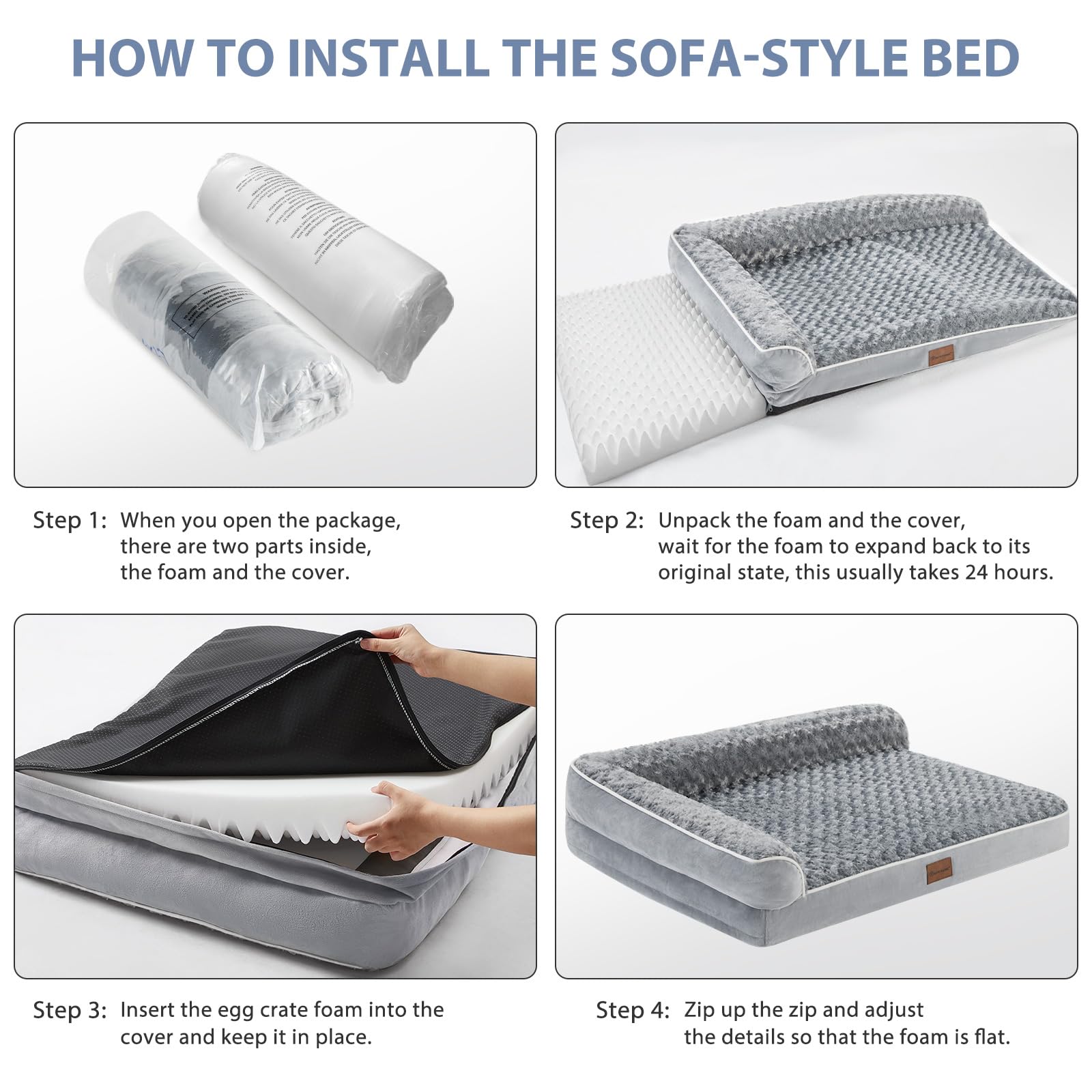 BFPETHOME waterproof lining helps keep interiors dry for easy care.