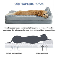 BFPETHOME XL size 42 by 30 by 7.5 inches for big dogs.