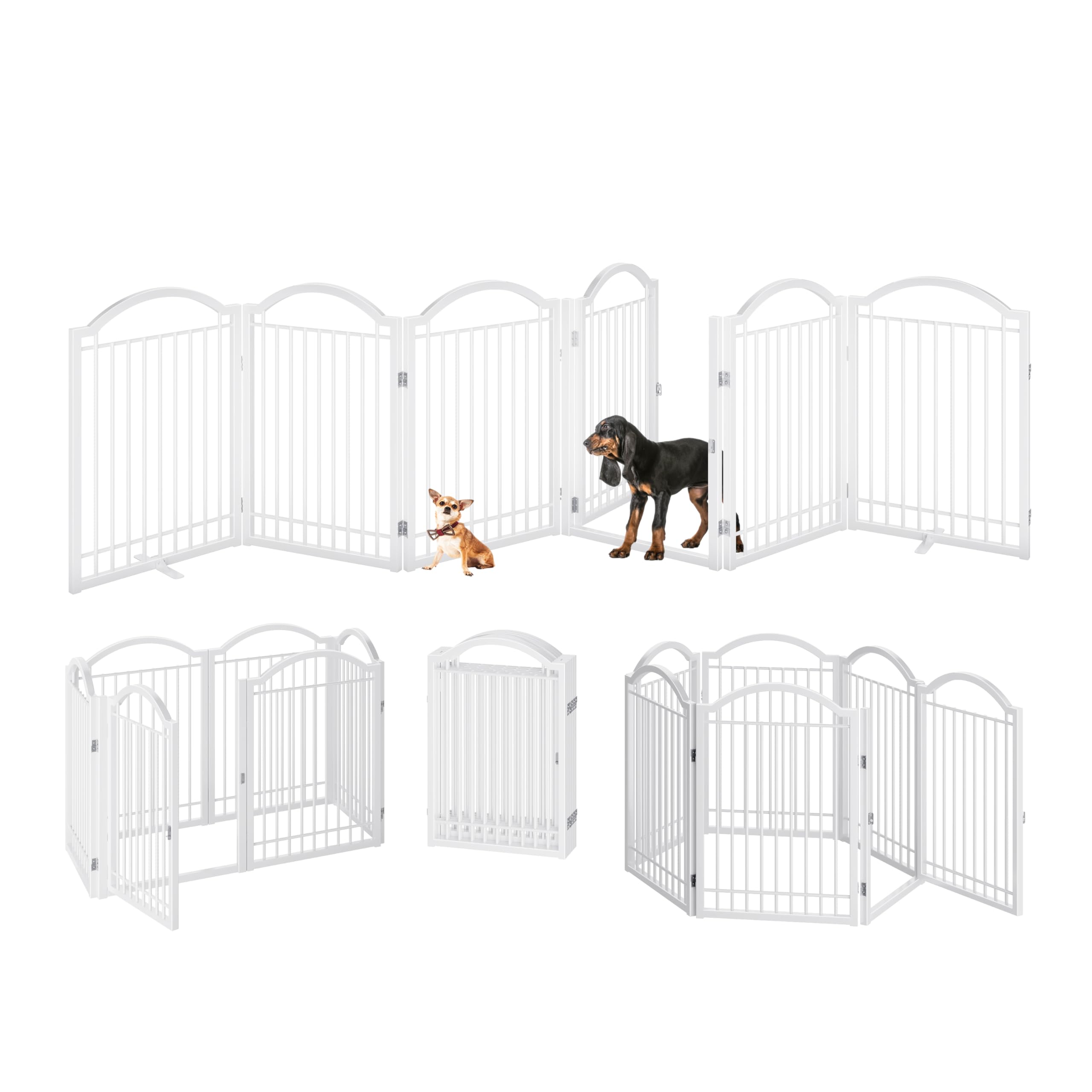 BHG door-walk-through gate with 2pcs support for stability.