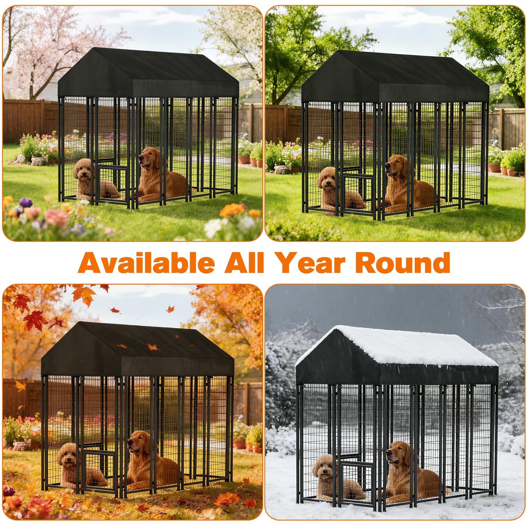 Bhyhok weather-ready cover fits most cages and installs without tools.