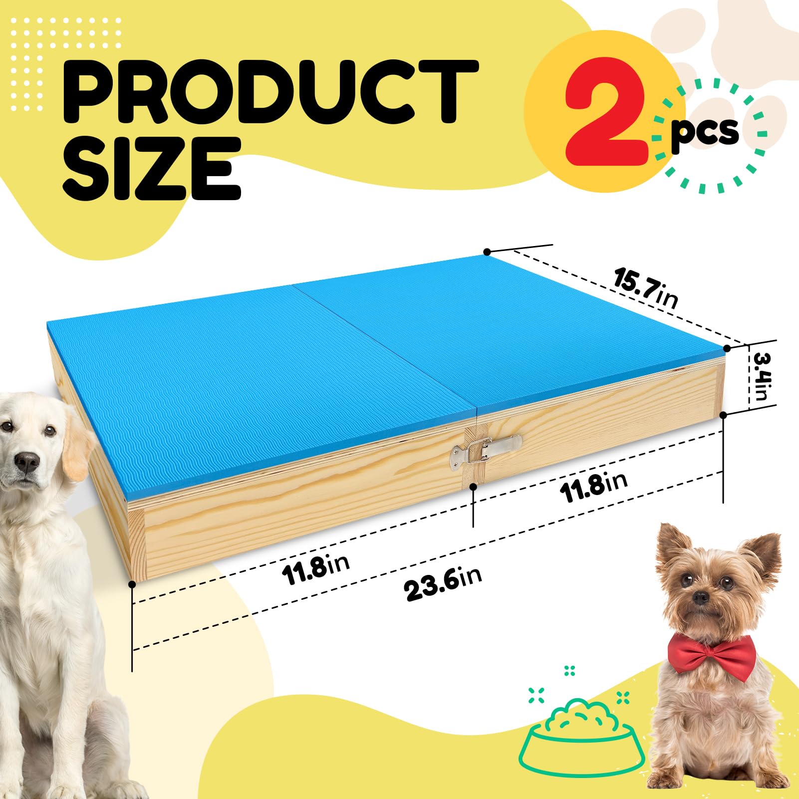 Bhyhok dog training platform foam surface showing cushioned EVA
