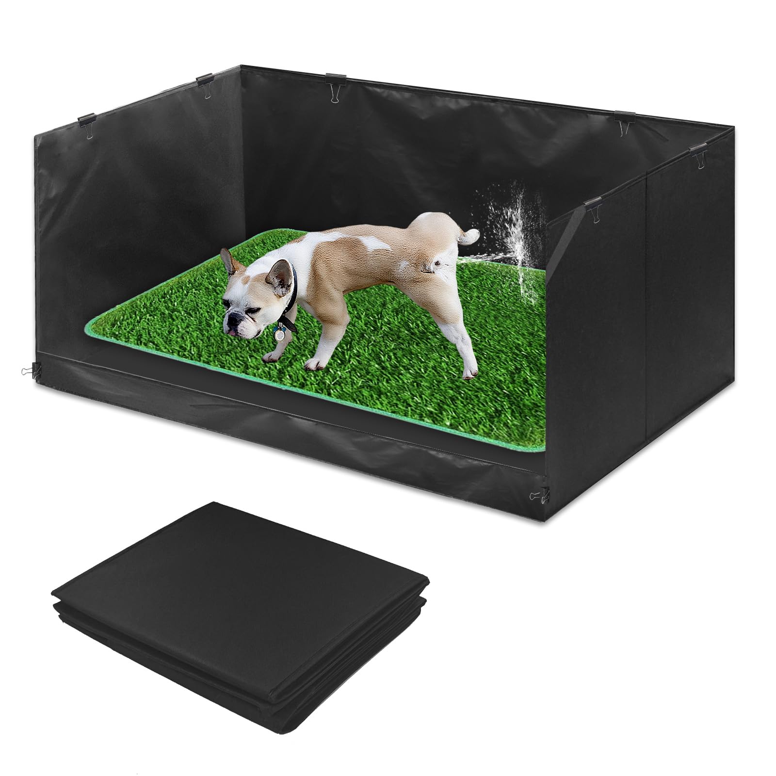 Bhyhok high walls potty with splash guards keeps indoor areas clean and dry