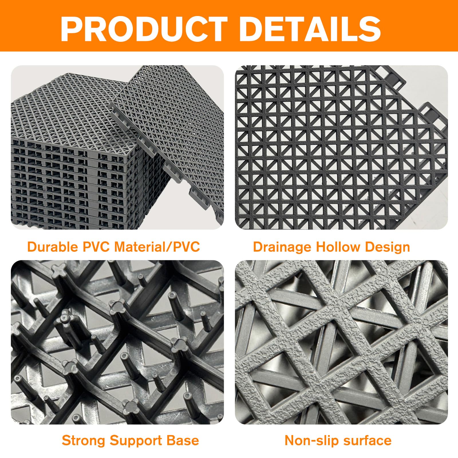 Bhyhok durable PP kennel flooring stands up to daily use in kennels.