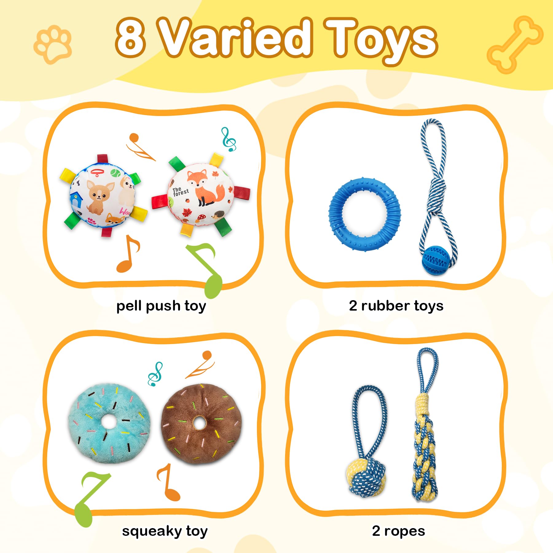 Bhyhok rope toys help with teething and grip-training during play