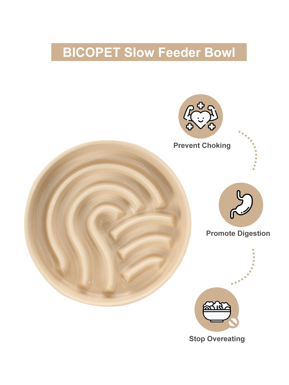 BICOPET bamboo stand supports elevated feeding and tidy setup