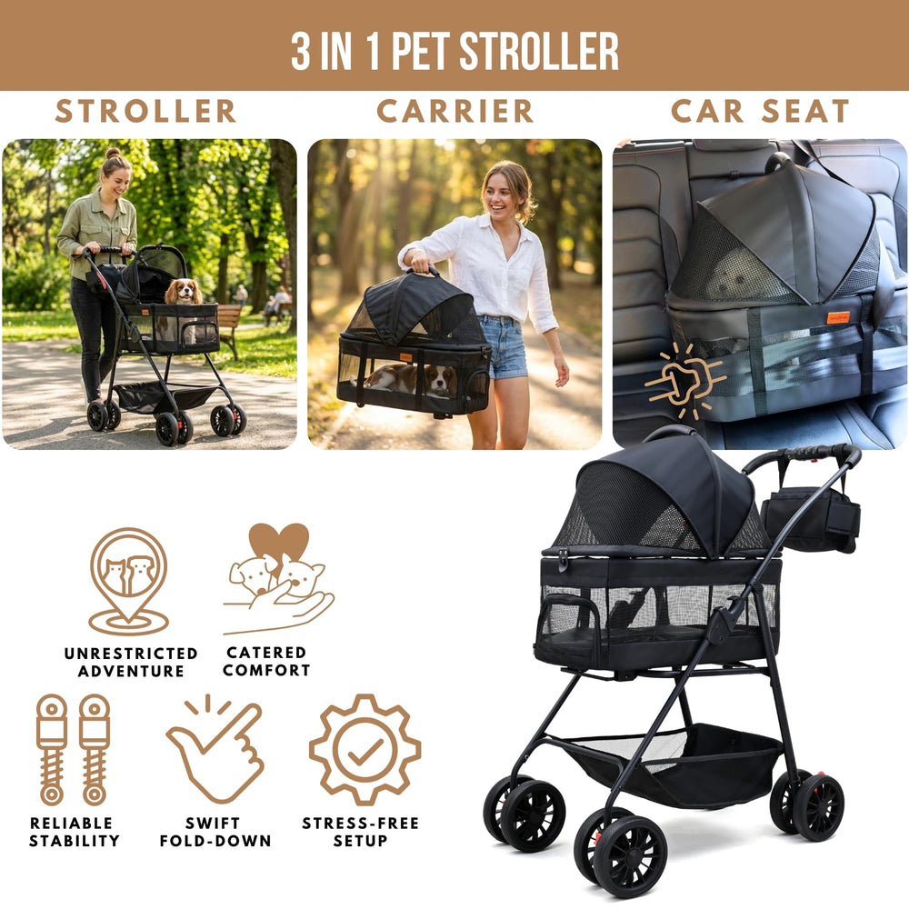 Bicystar lightweight stroller at 10 lbs for easy handling
