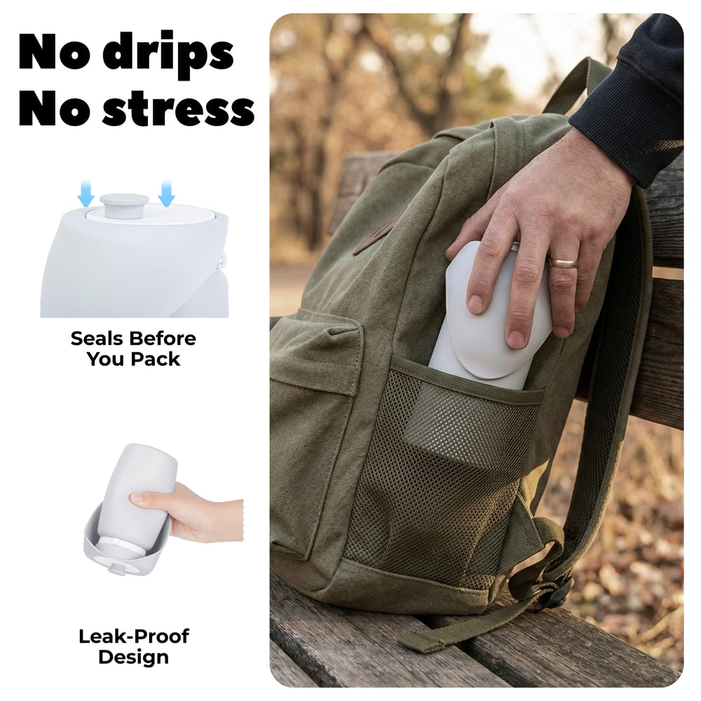 BICYSTAR 18.6 oz capacity ready for daily walks and road trips.