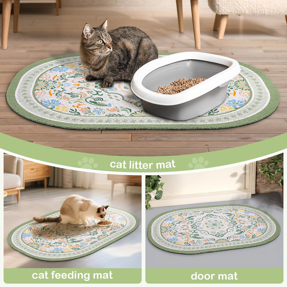 Bienbee cat mat available in multiple sizes and colors.