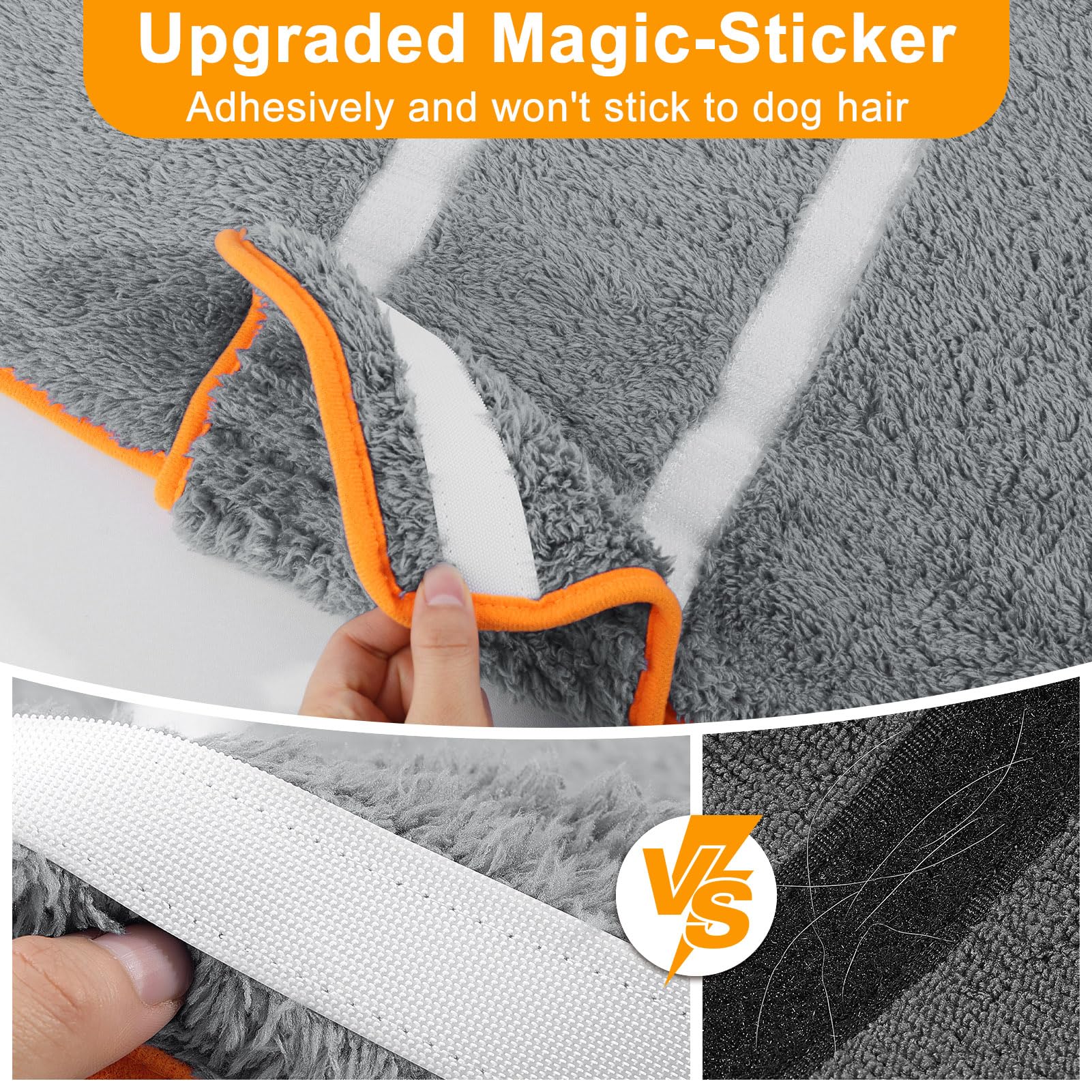Bienbee bathrobe with adjustable magic-sticker for easy wear.