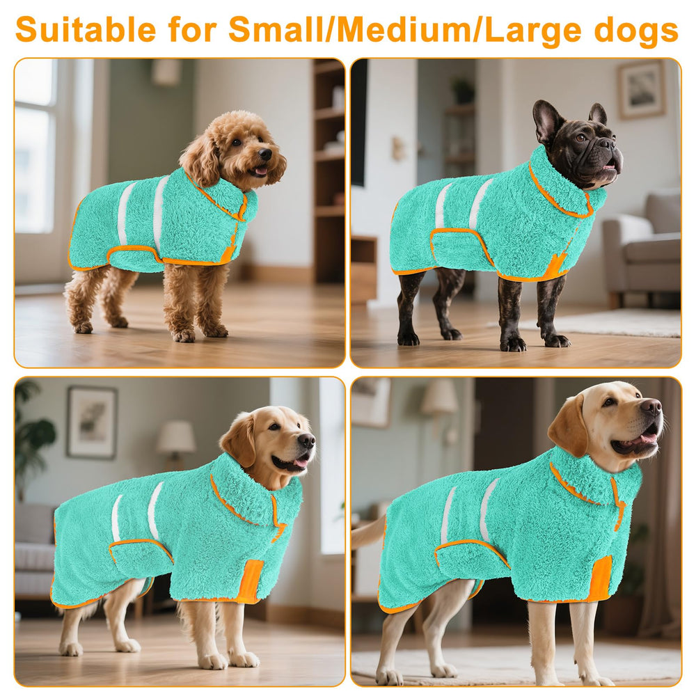 Bienbee bathrobe size range from S to XXL for most breeds