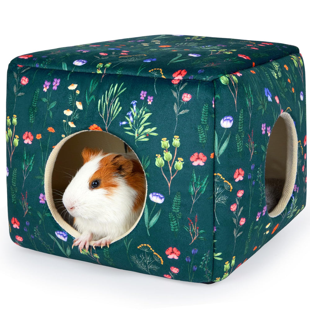Bienbee guinea pig hideout in soft plush for warm, cozy naps.