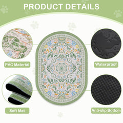 Bienbee cat litter mat waterproof layer blocks leaks and stains.